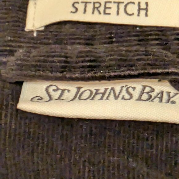 J.C. Penny St. Johns Bay Black 7 Button Up Corduroy Womens M Jacket - NWT - Picture 10 of 13